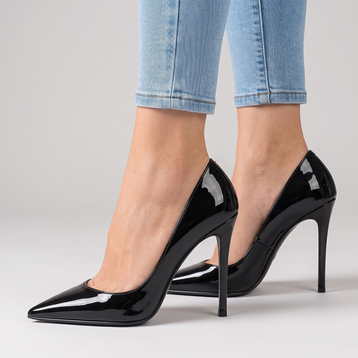 Dames Lak Pumps met Naaldhak en Puntneus