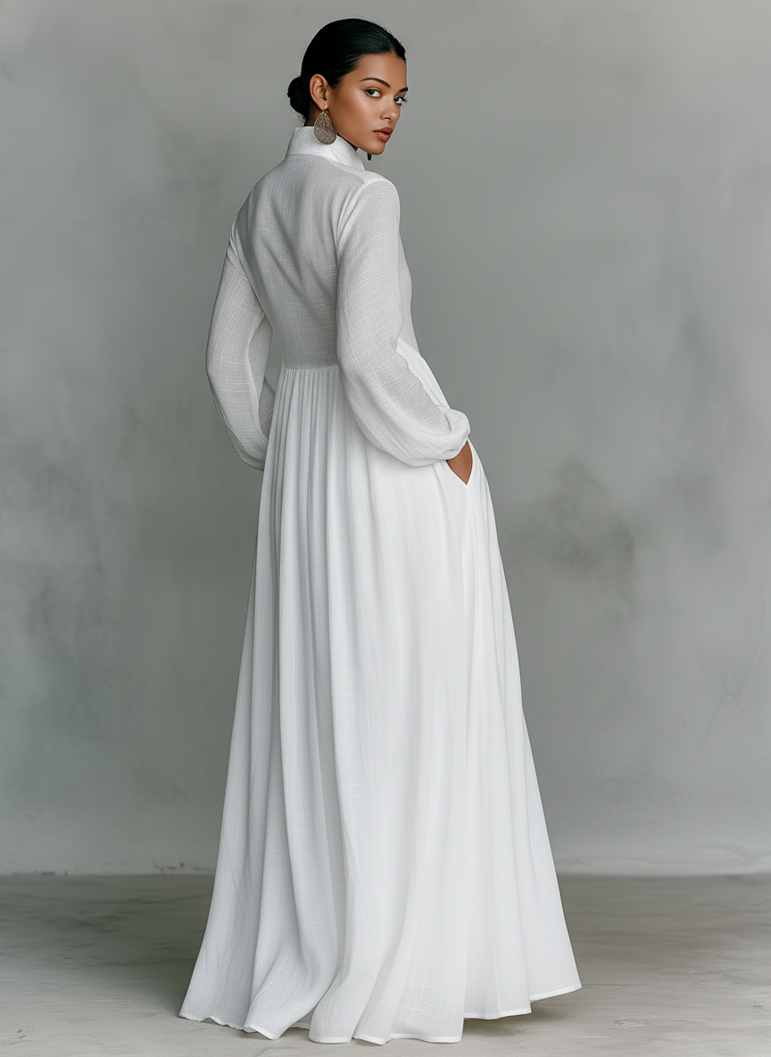 Damesjurk Vloeiend met Elegant Silhouet Lizzy