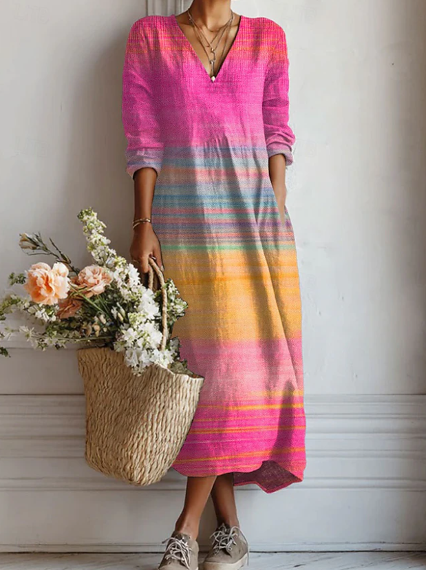 Damesjurk Zomer met Los Silhouet en Handige Zakken Lizzy