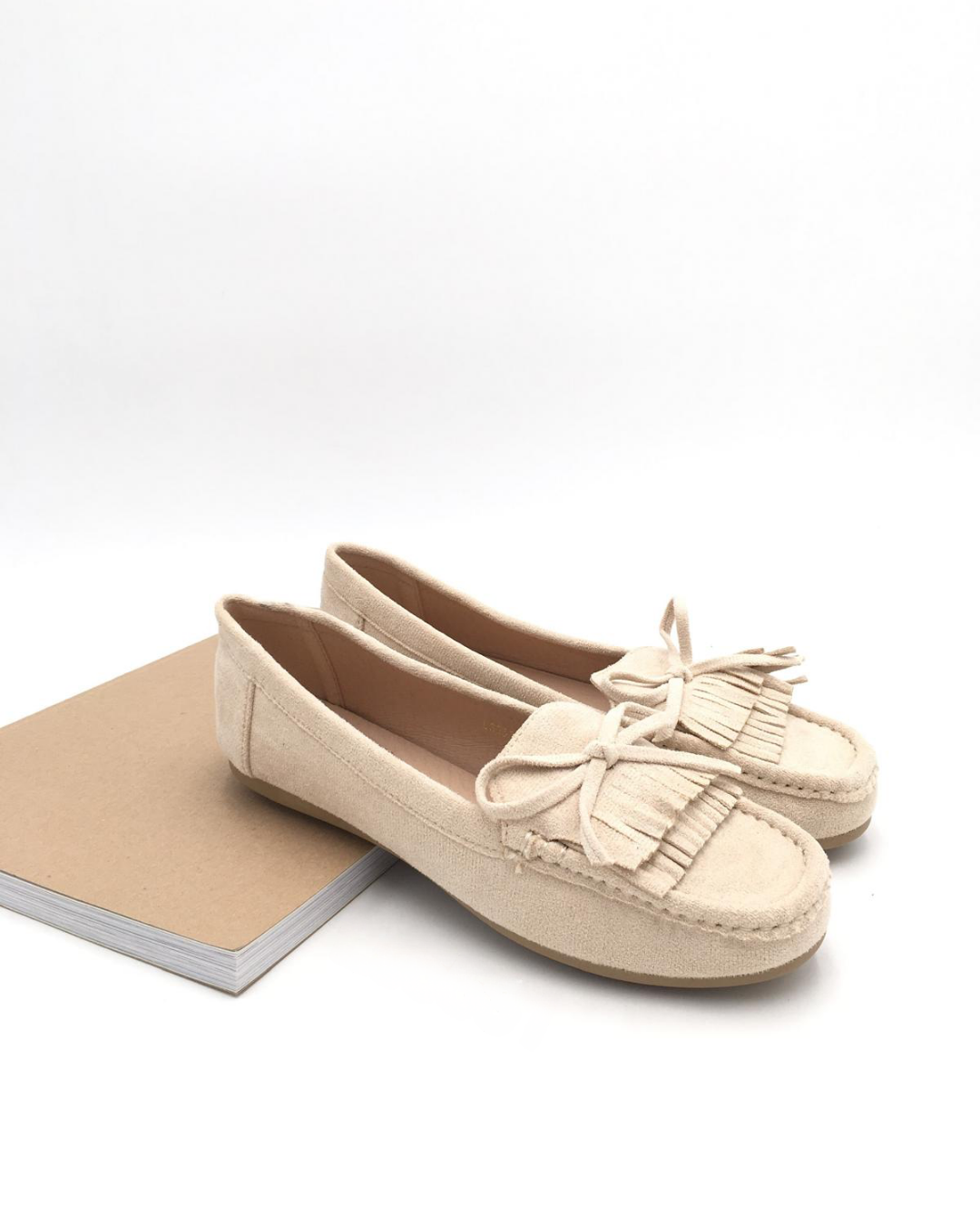 Damesloafers met Franjes en Strikdetail Lizzy