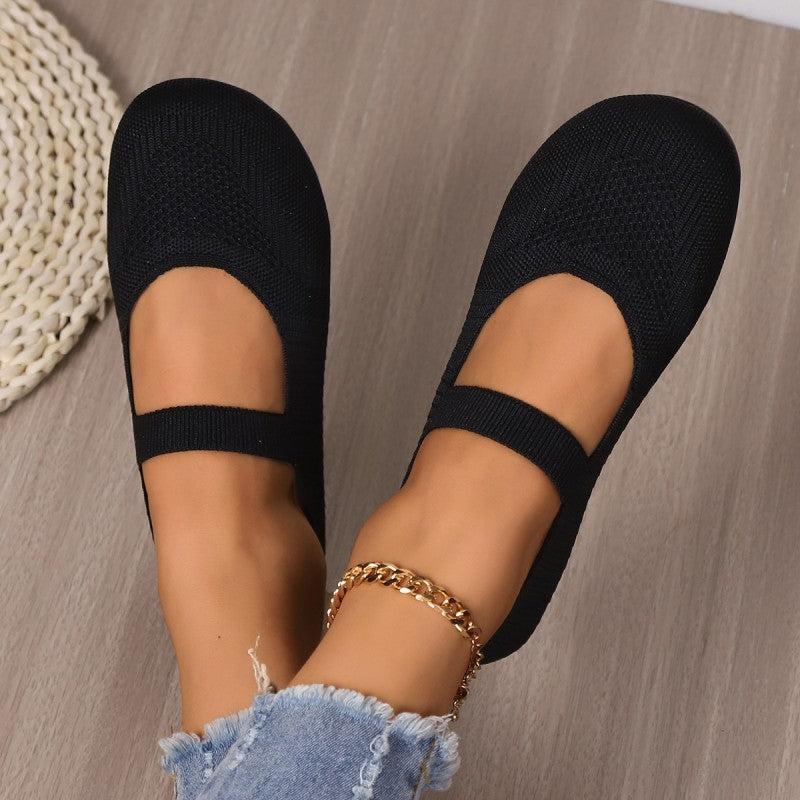 Damesloafers met Plat en Ademend Mesh Lizzy