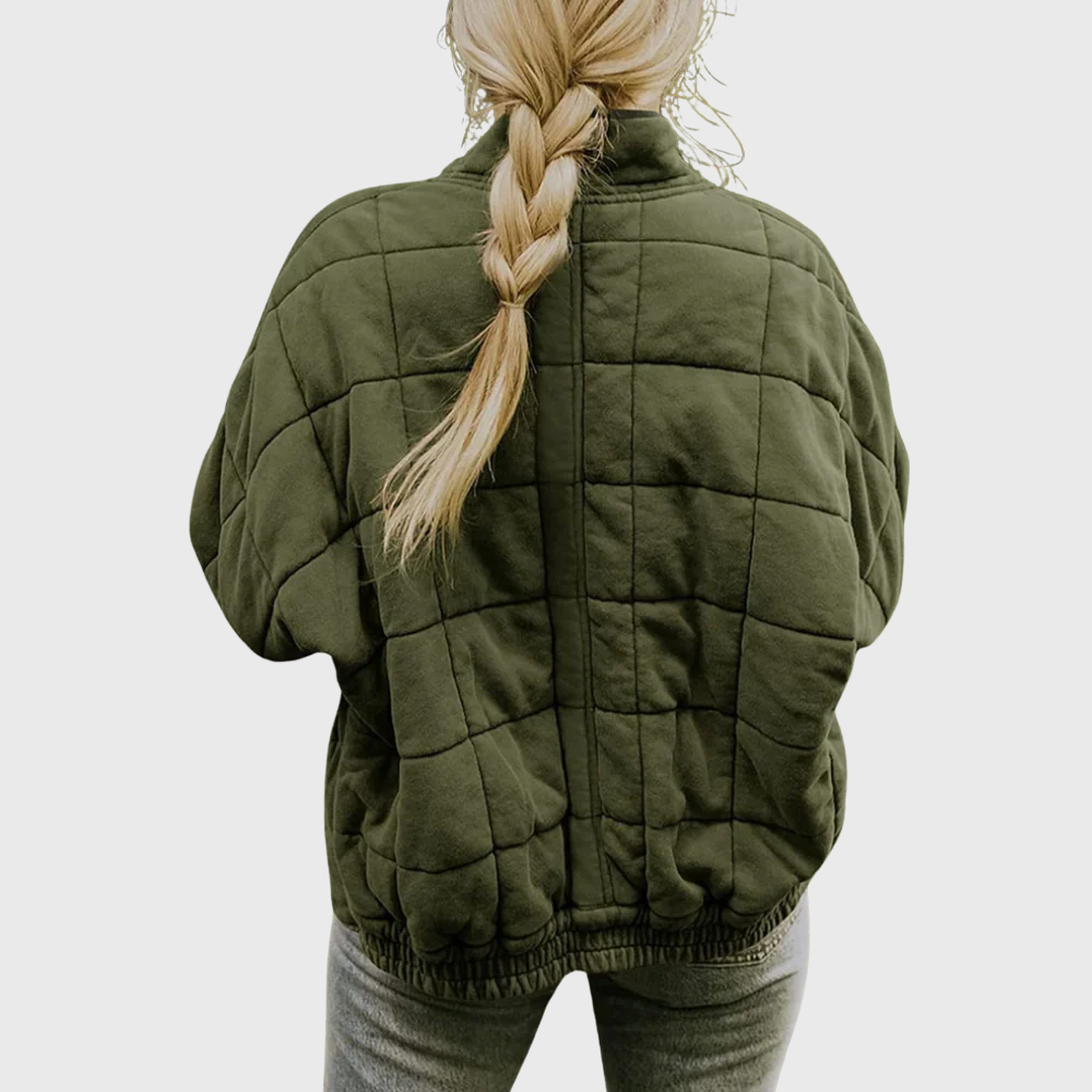 Dames Gewatteerde Oversized Jas