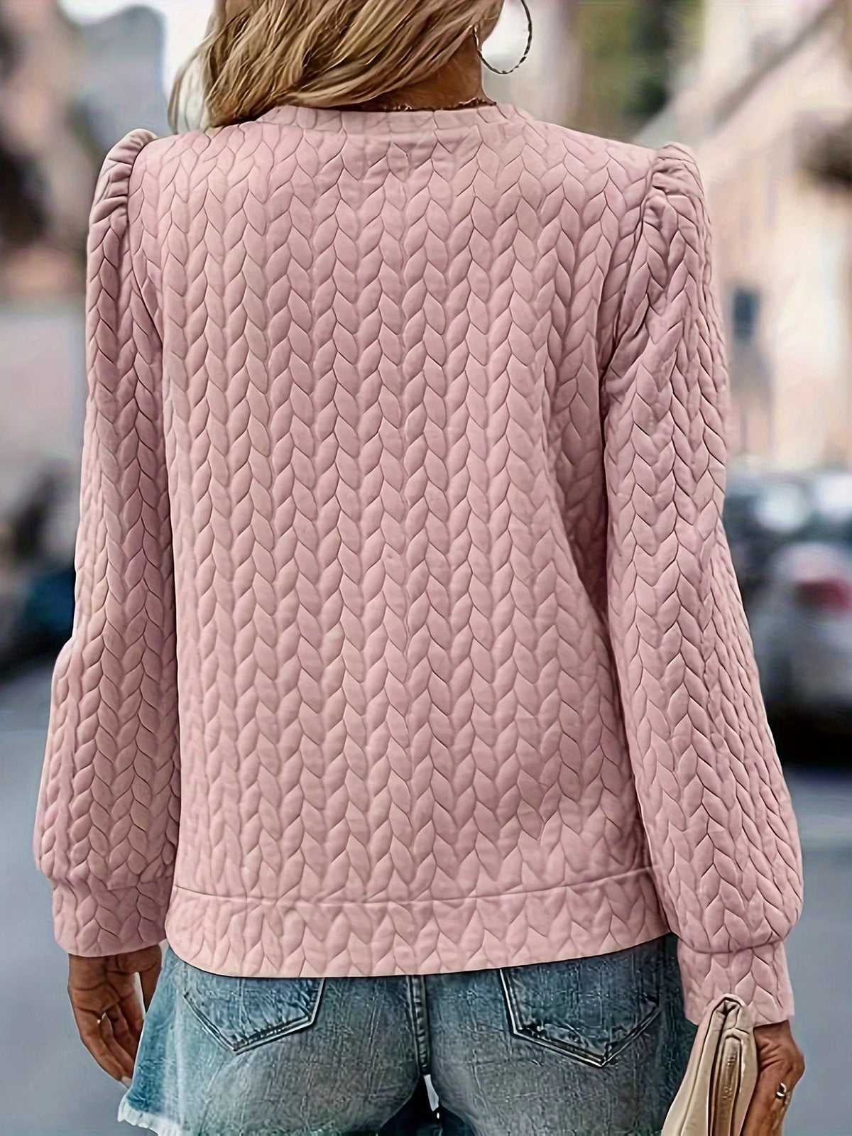 Dames Sweater met Pofmouwen