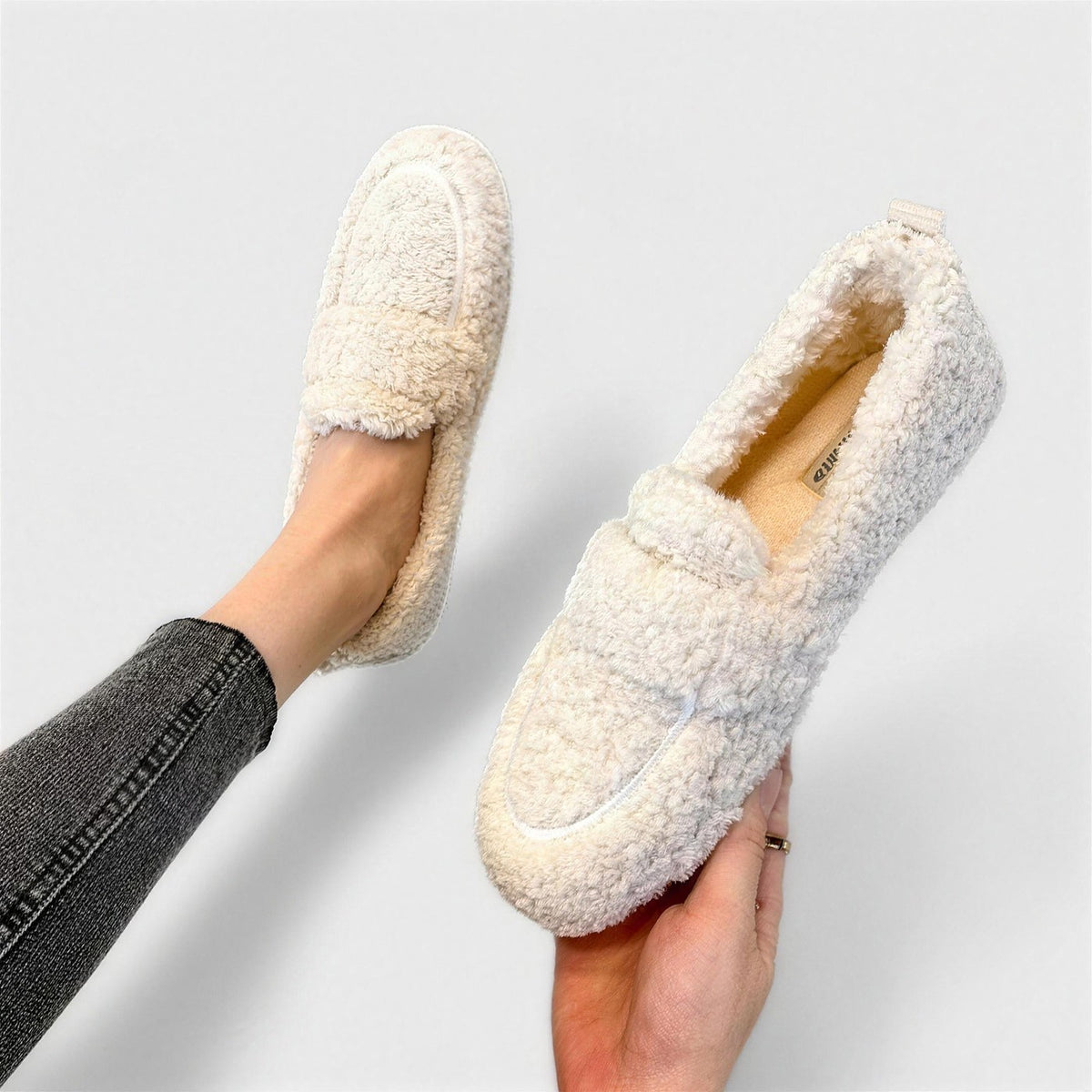 Dames Gevoerde Teddy Loafers