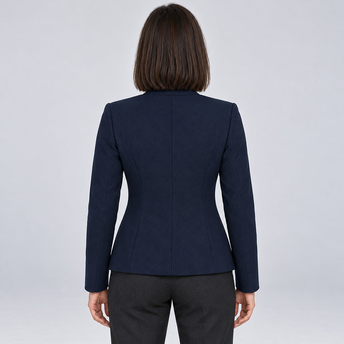 Dames Gebreide Blazer met Open Voorkant
