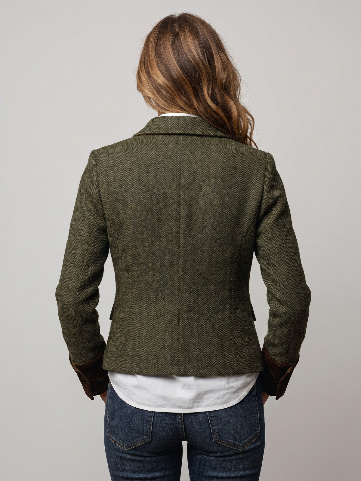 Dames Korte Blazer met Knopen