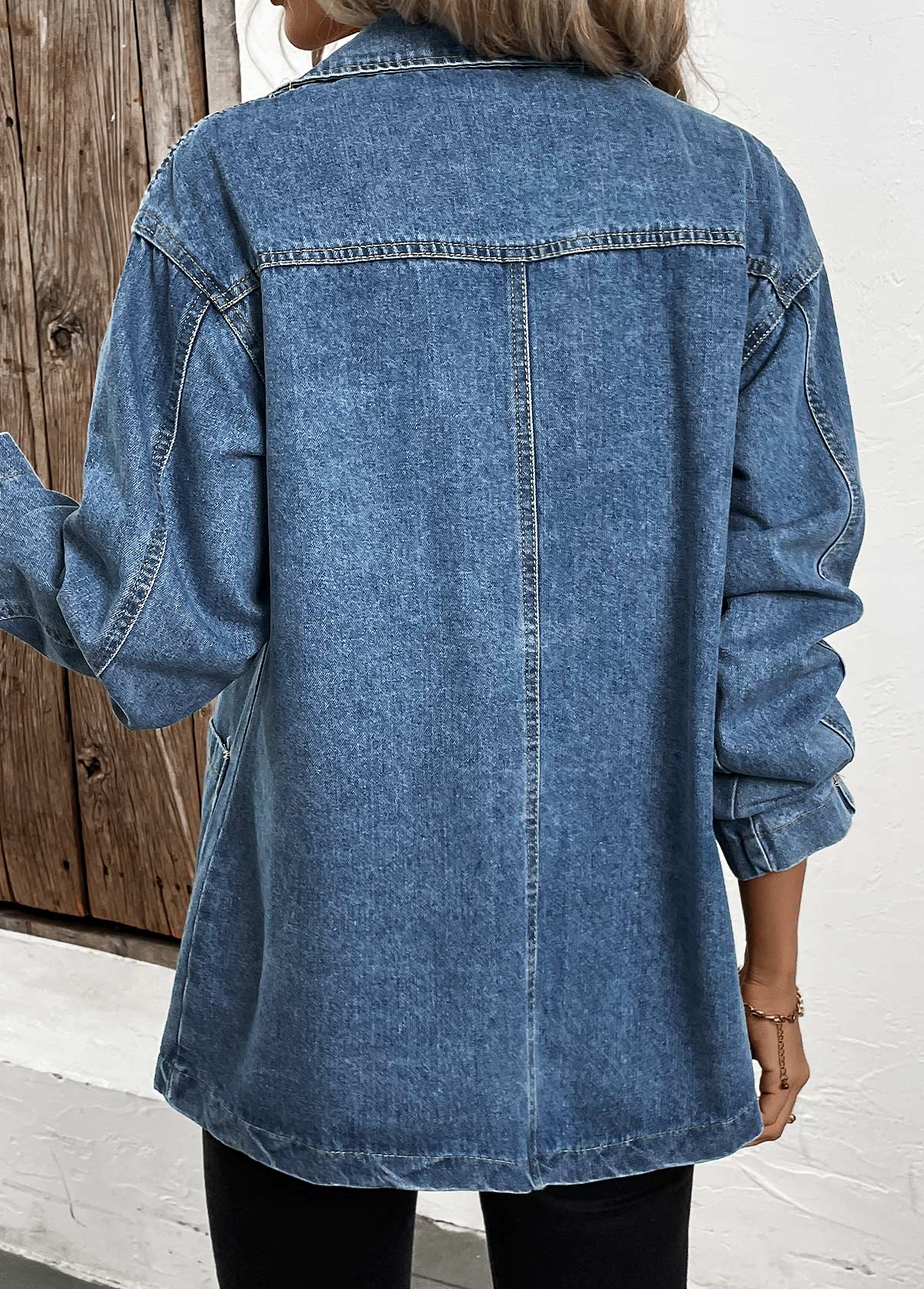 Dames Spijkerblazer met Reverskraag