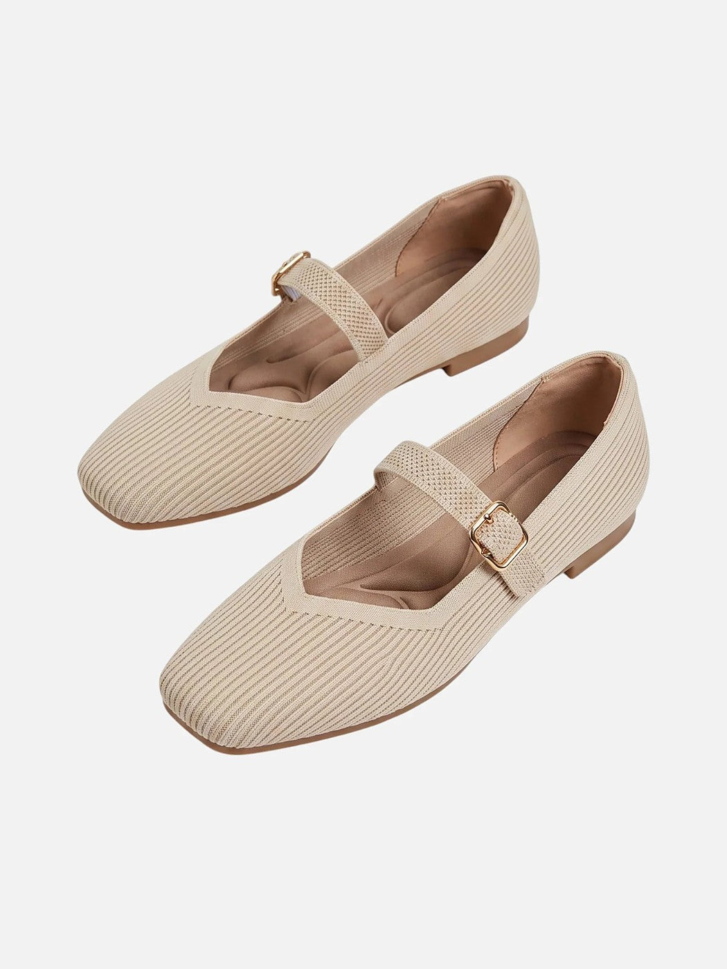 Dames Platte Mary Jane Schoenen met Gesp