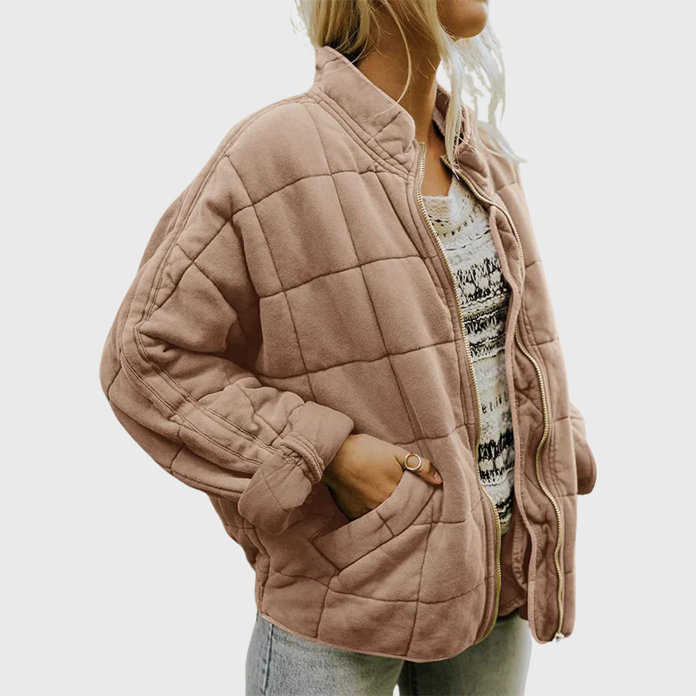 Dames Gewatteerde Oversized Jas