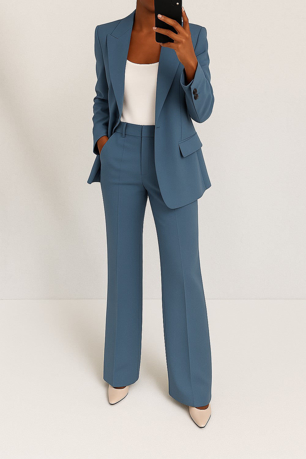 Dames Tweedelig Broekpak met Blazer