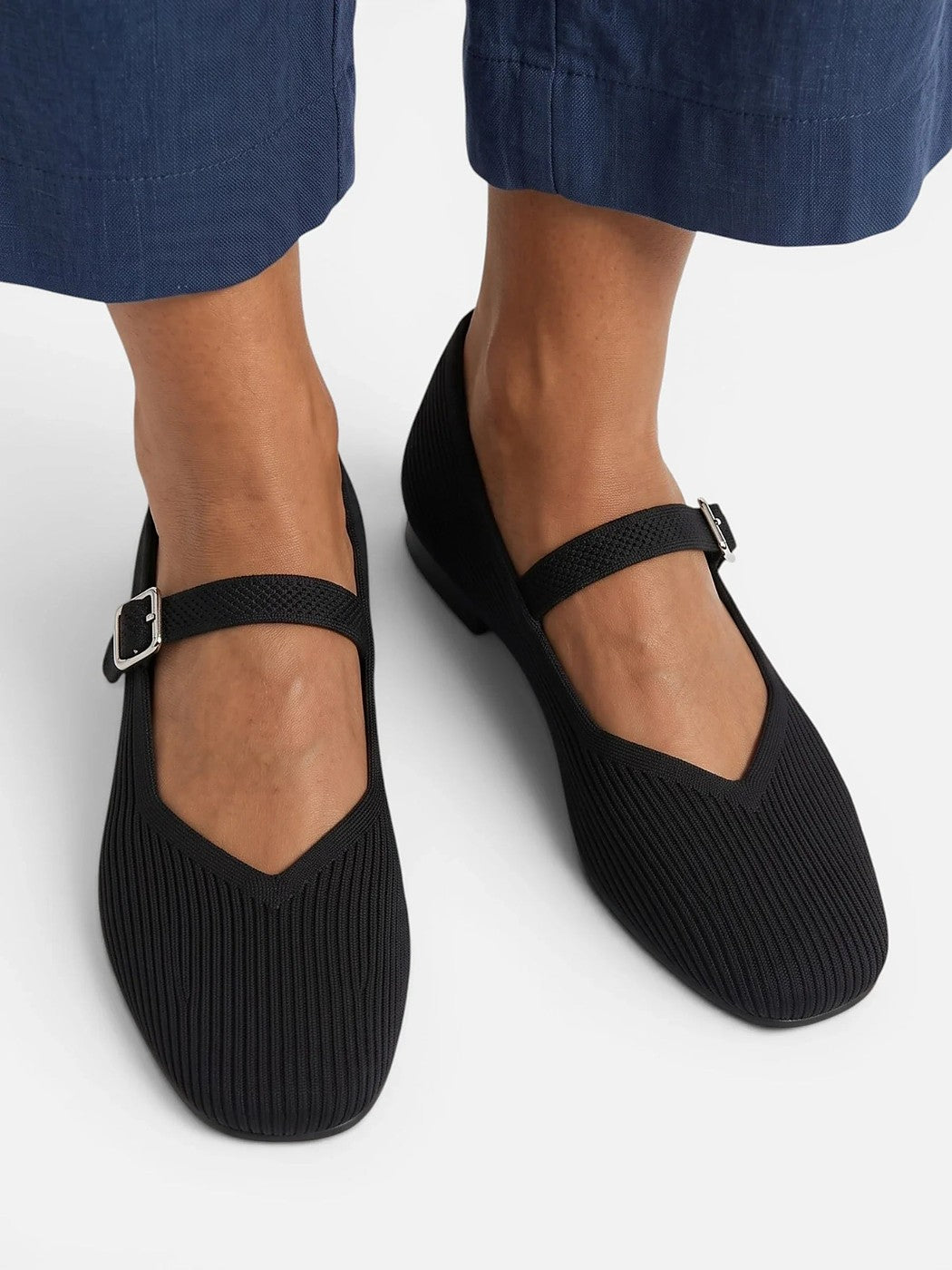 Dames Platte Mary Jane Schoenen met Gesp
