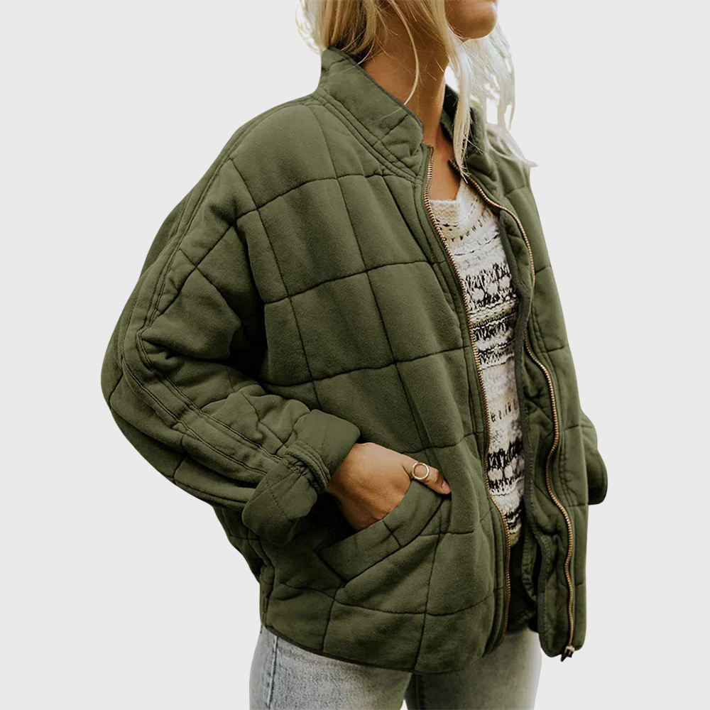 Dames Gewatteerde Oversized Jas