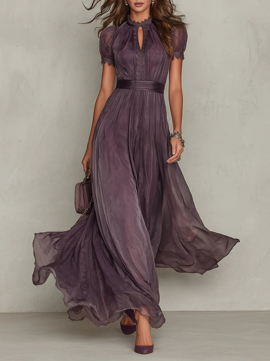 Avondjurk Dames met Elegante Vintage Halslijn Lizzy