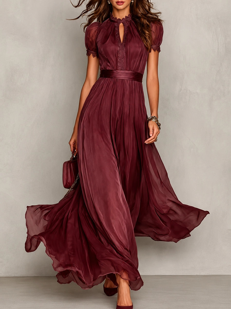 Avondjurk Dames met Elegante Vintage Halslijn Lizzy