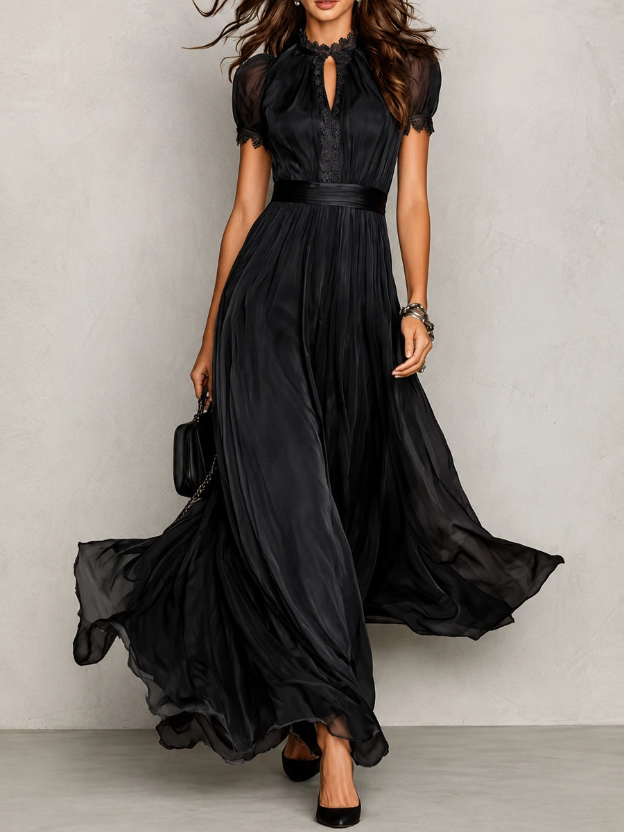 Avondjurk Dames met Elegante Vintage Halslijn Lizzy
