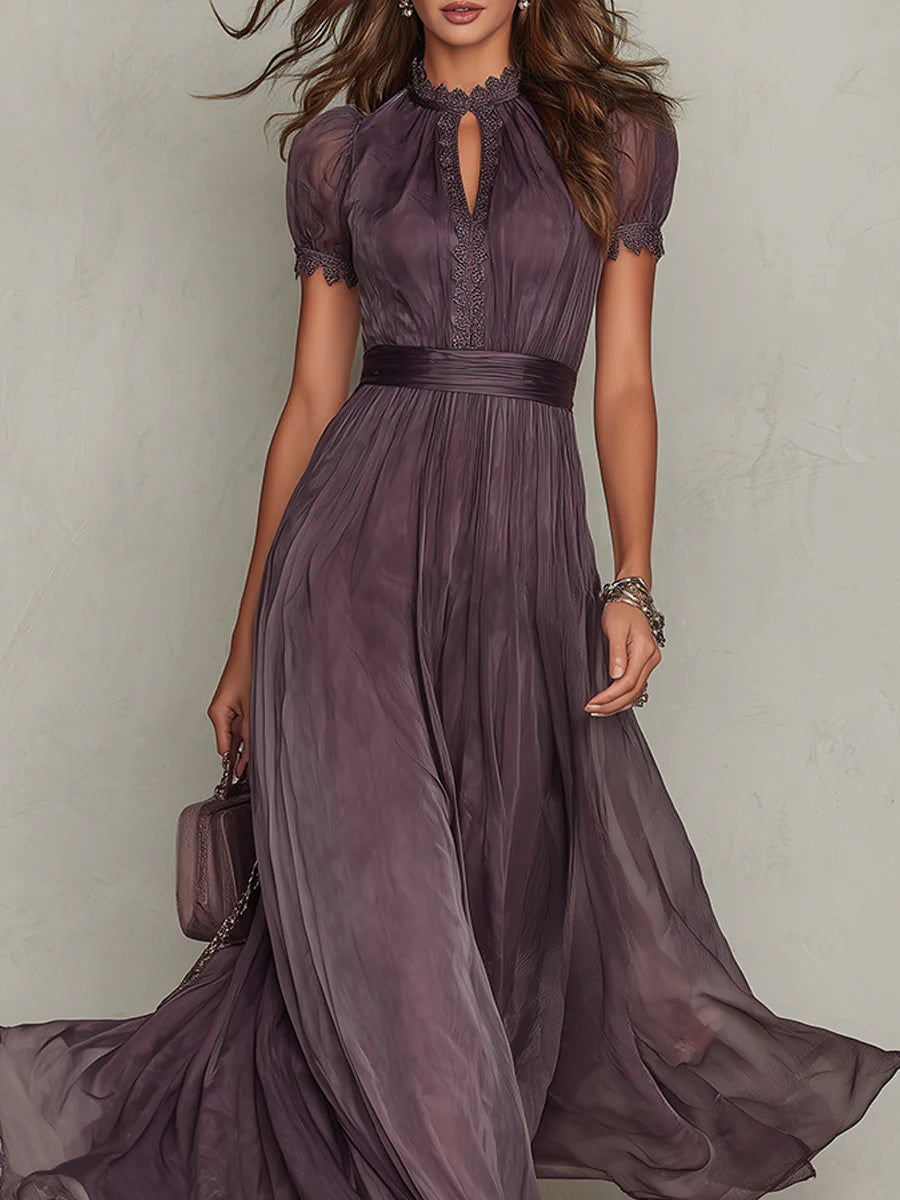 Avondjurk Dames met Elegante Vintage Halslijn Lizzy