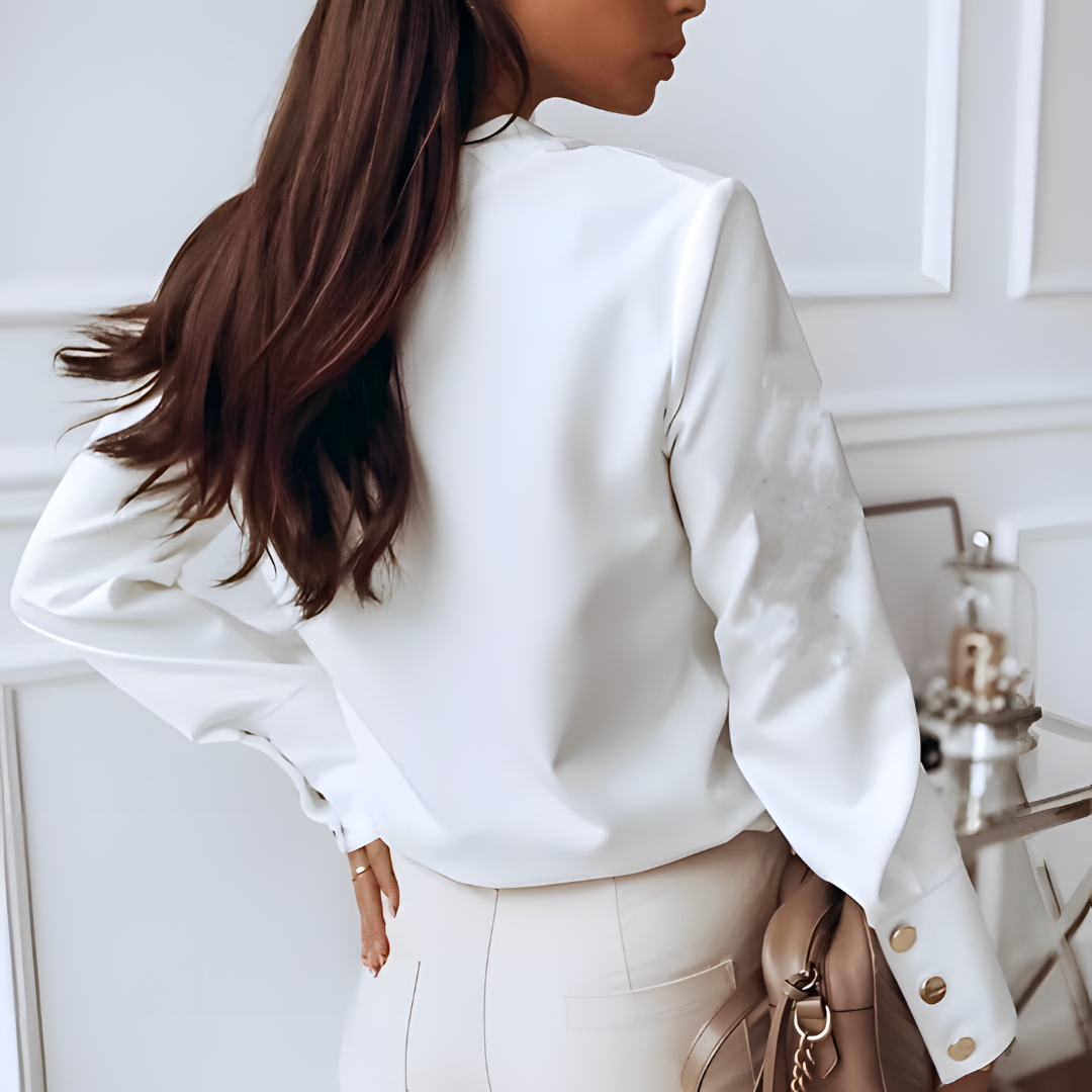Dames T-shirt met Lange Mouwen en Moderne Stijl Lizzy