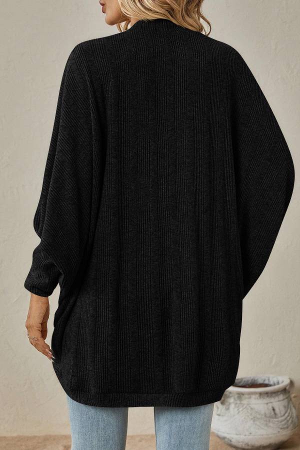 Dames Vleermuismouw Vest van Los Gebreid Materiaal