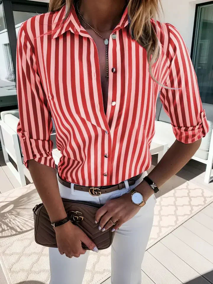 Damesblouse Gestreept met Optimaal Comfort Lizzy