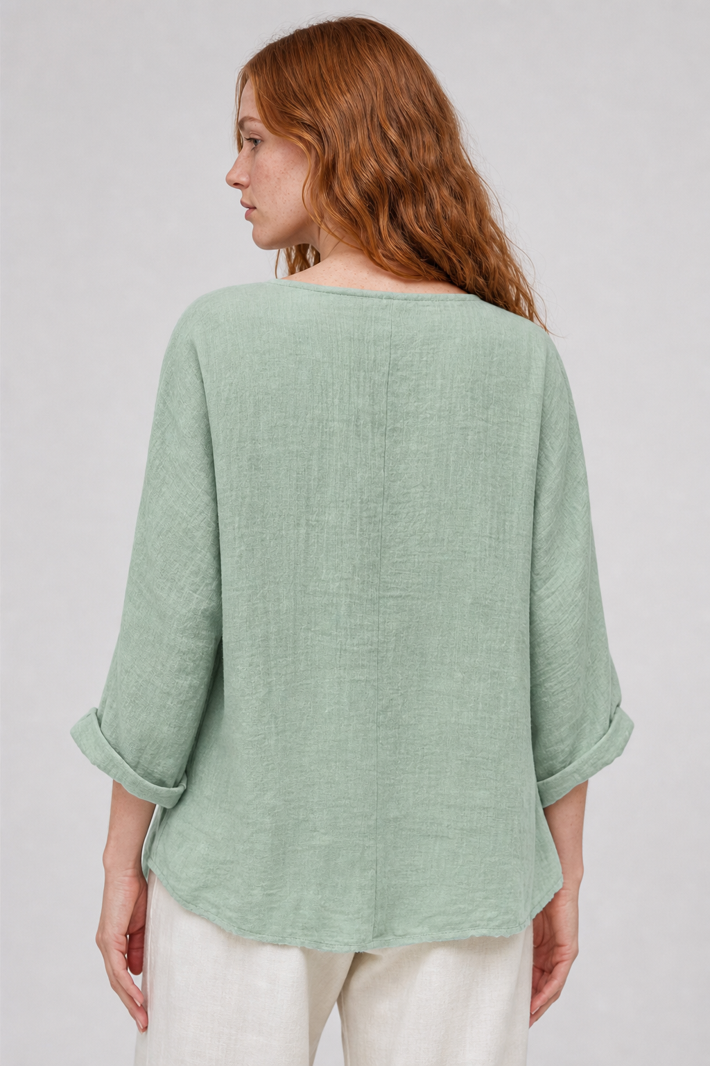 Damesblouse met Knoopsluiting en V-hals Lizzy