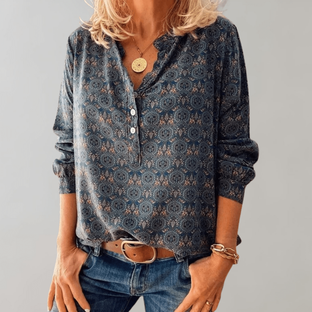 Damesblouse met Vintage Stijl Lizzy