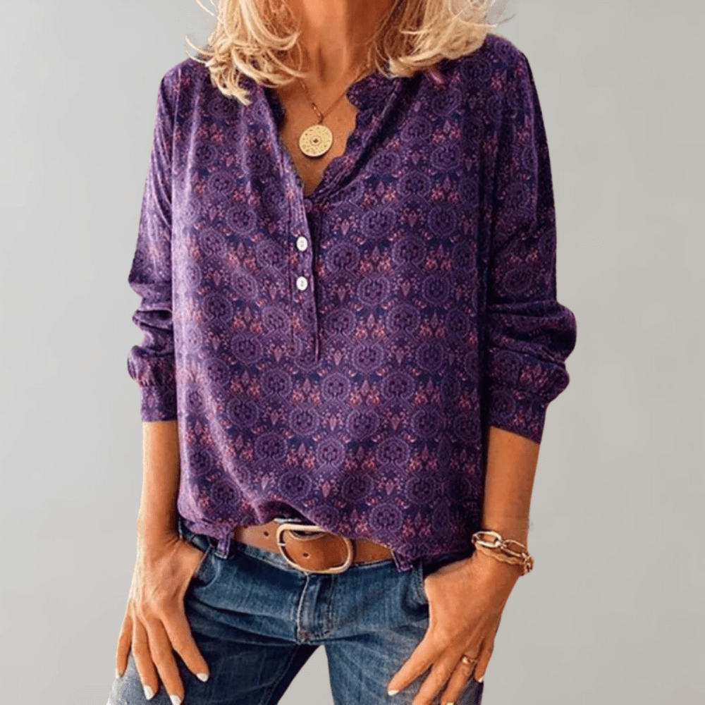 Damesblouse met Vintage Stijl Lizzy