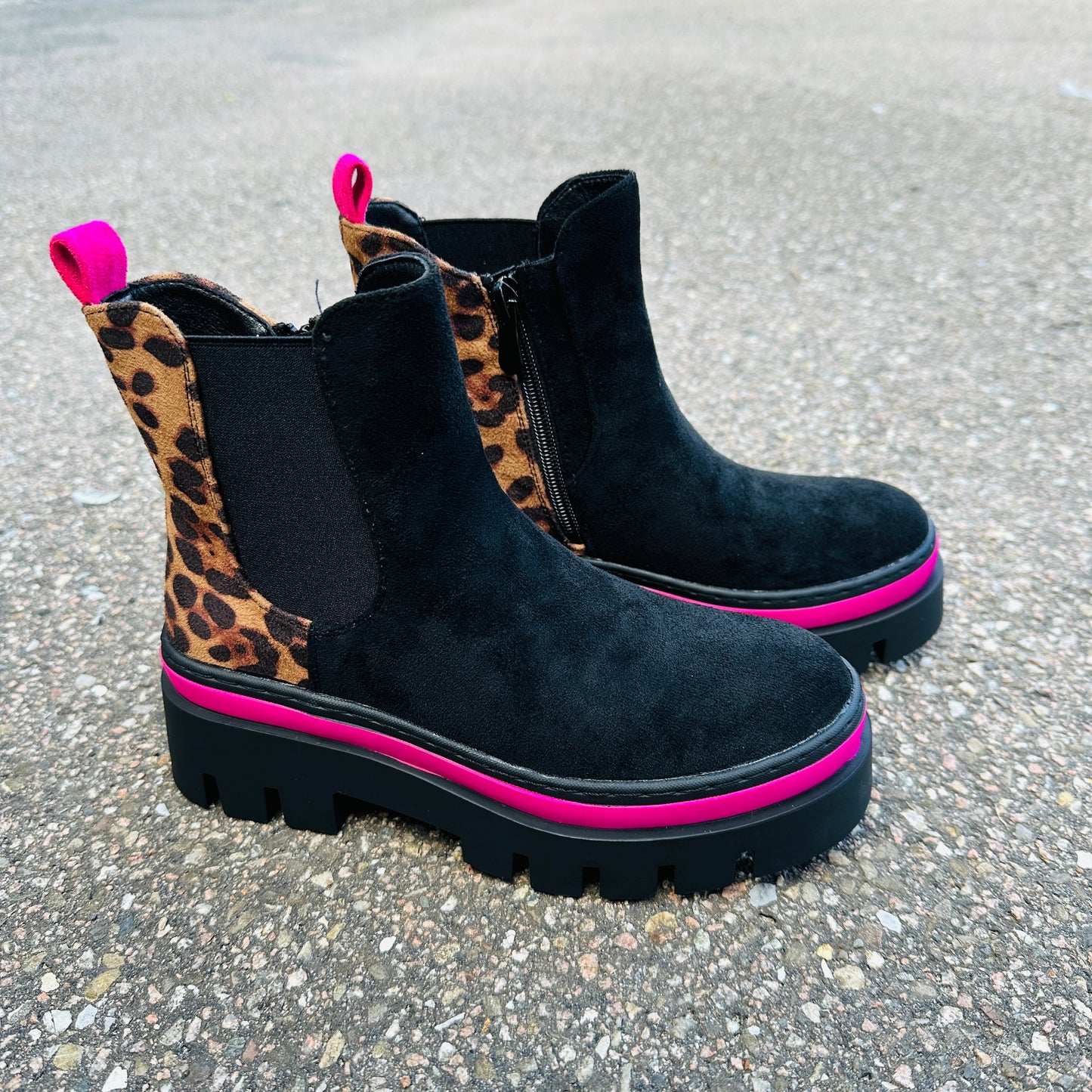 Damesenkellaarzen met Print en Zooldetail Lizzy