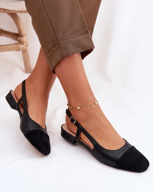 Damesespadrille met Slingback en Gesloten Neus Lizzy