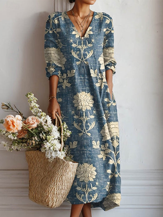 Damesjurk Casual met Praktische Zakken Lizzy