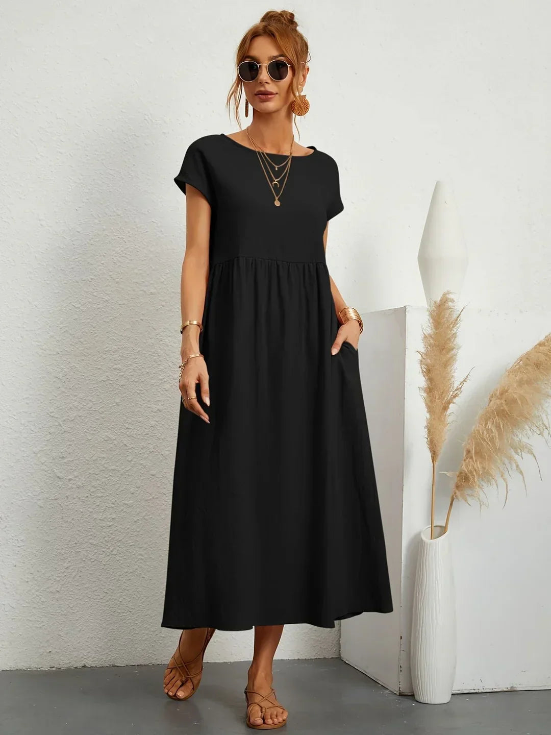 Damesjurk Midi met Tijdloze Elegantie Lizzy