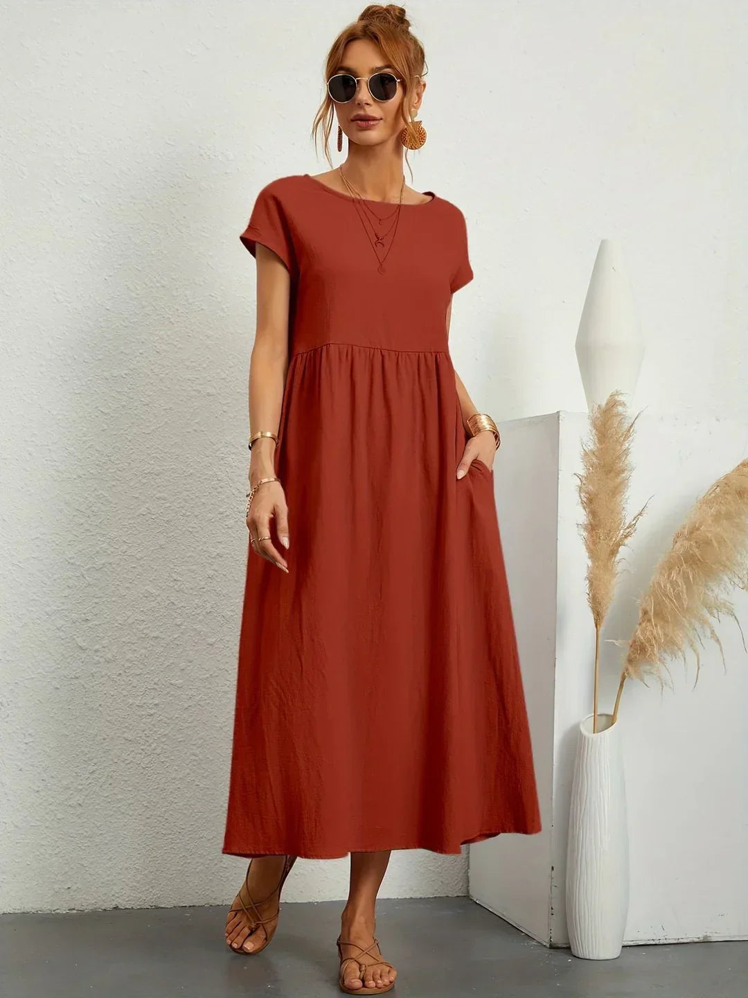 Damesjurk Midi met Tijdloze Elegantie Lizzy