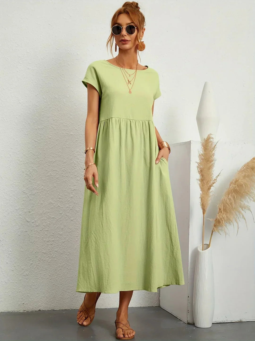 Damesjurk Midi met Tijdloze Elegantie Lizzy
