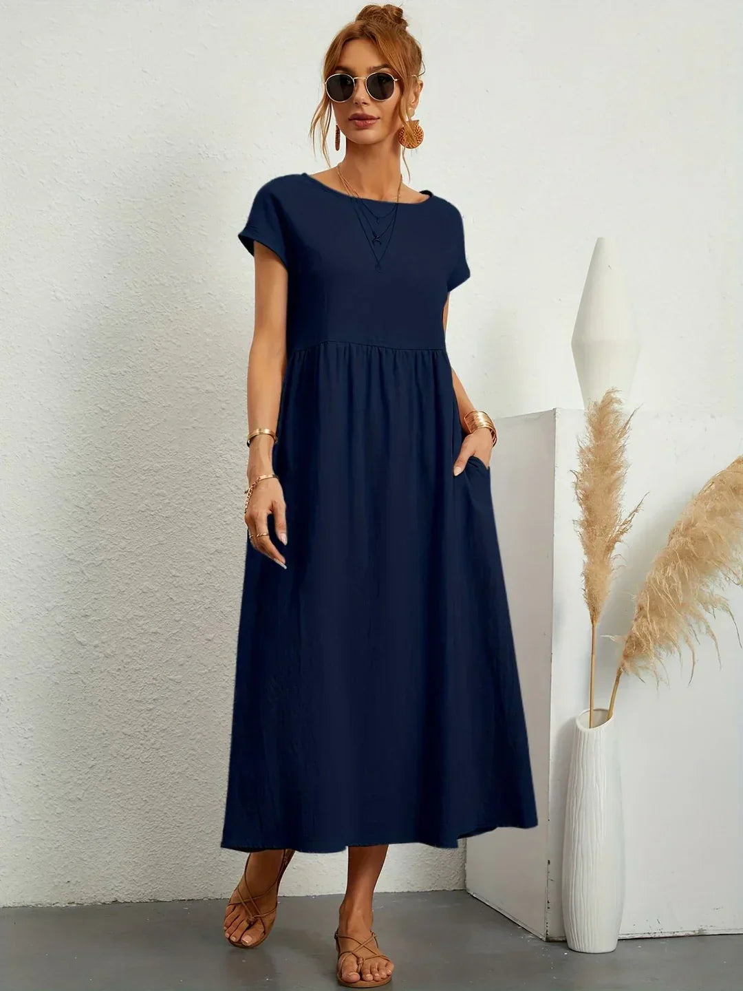 Damesjurk Midi met Tijdloze Elegantie Lizzy