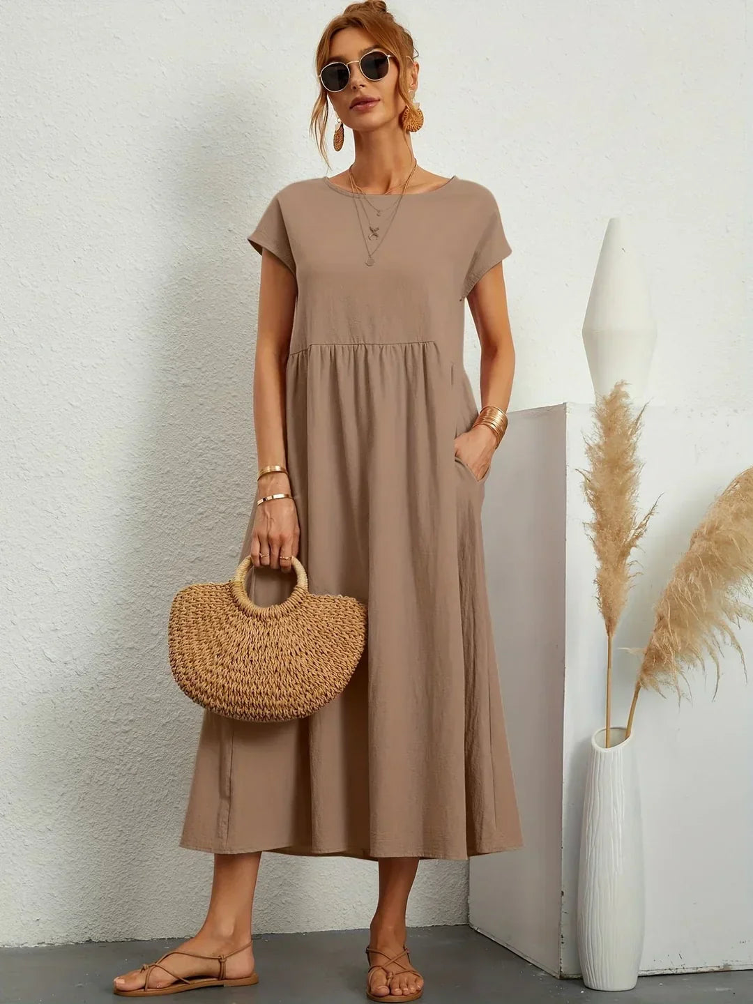 Damesjurk Midi met Tijdloze Elegantie Lizzy