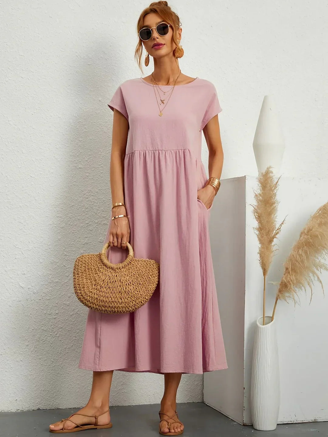 Damesjurk Midi met Tijdloze Elegantie Lizzy