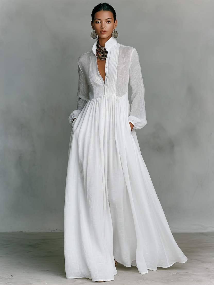Damesjurk Vloeiend met Elegant Silhouet Lizzy