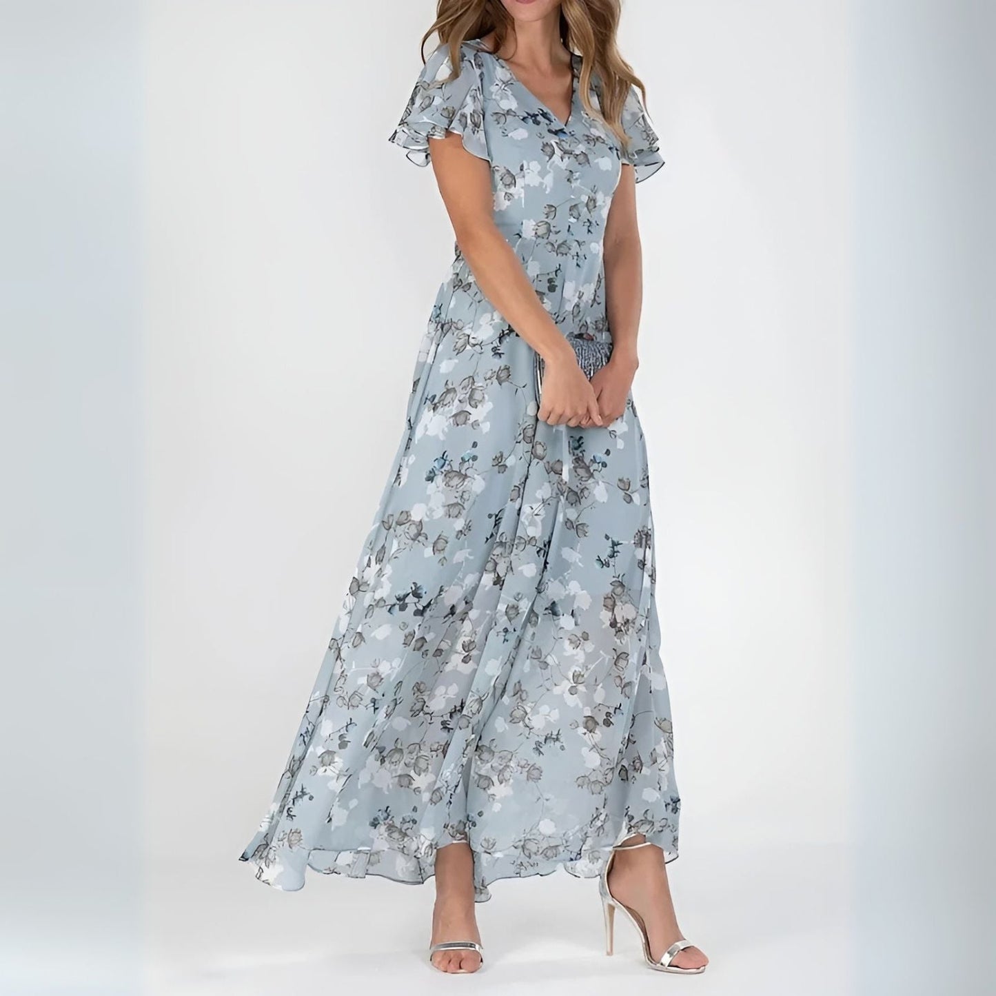Damesjurk Zomer met Elegant Silhouet en Vloeiende Vorm Lizzy