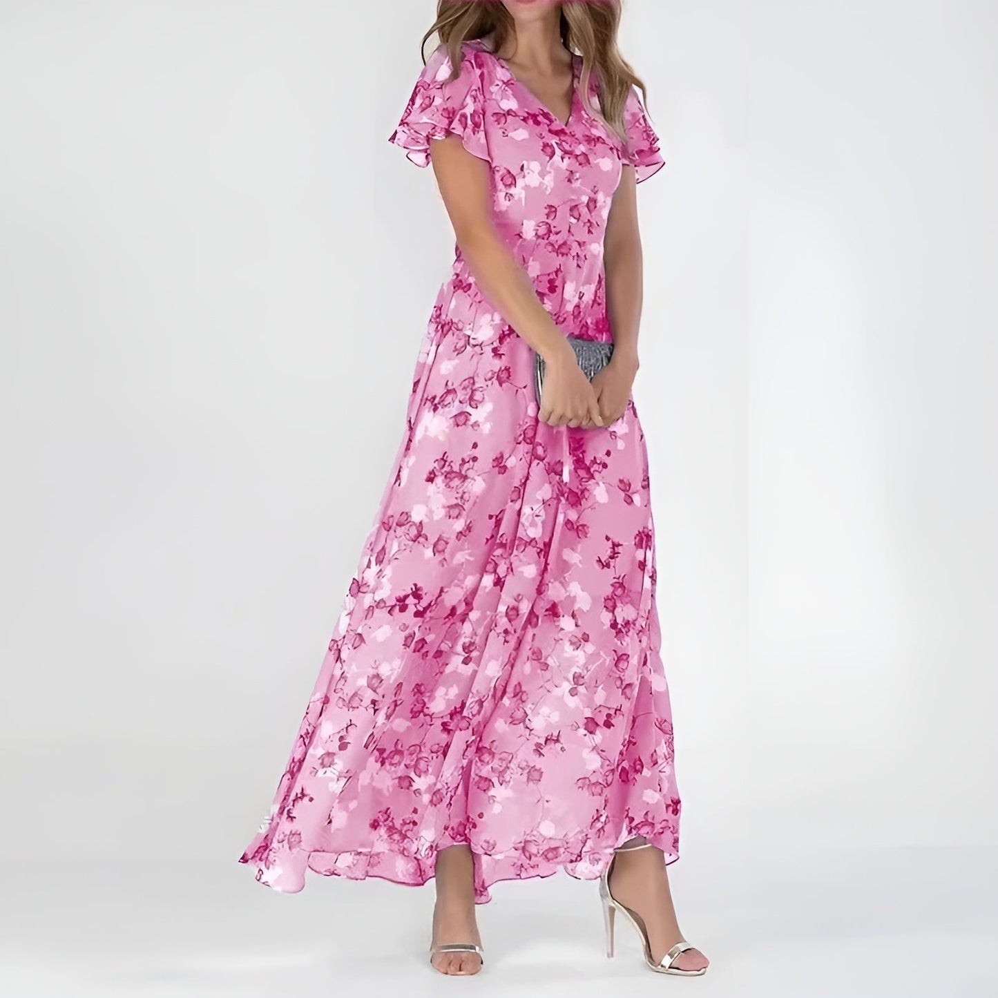 Damesjurk Zomer met Elegant Silhouet en Vloeiende Vorm Lizzy