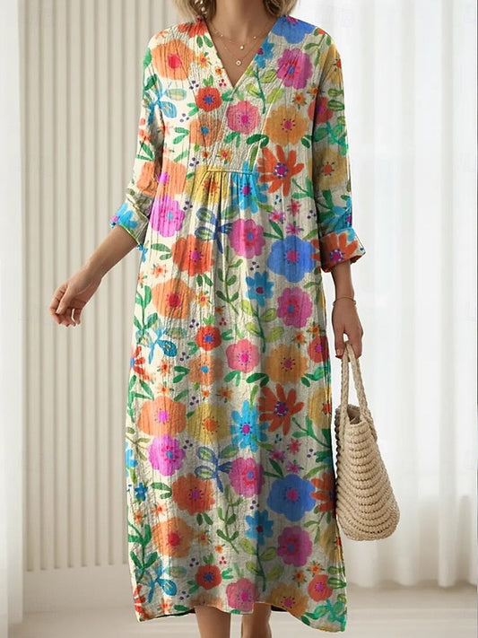 Damesjurk Zomer met Praktische Zakken en Flatterend Silhouet Lizzy
