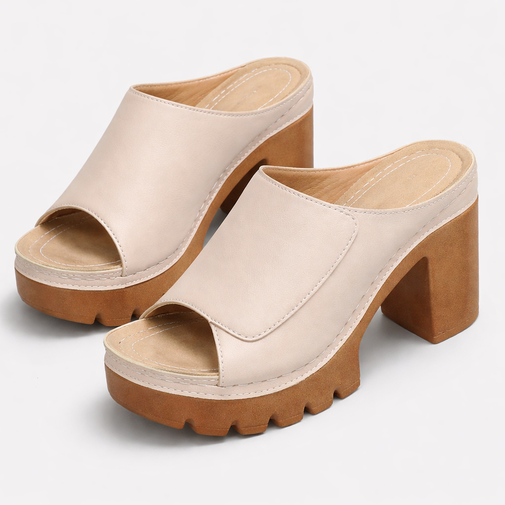 Damesloafers met Blokhak en Ondersteunende Platformzool Lizzy