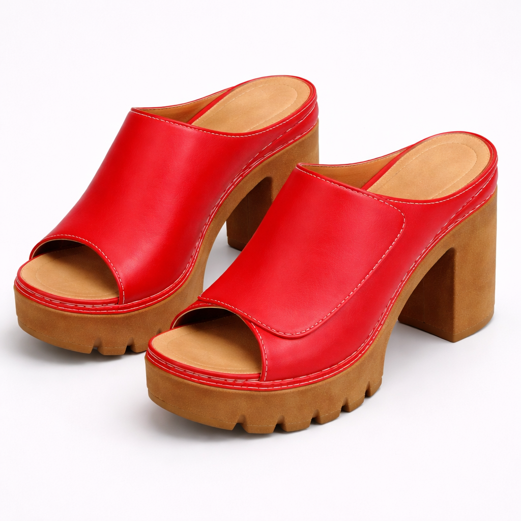 Damesloafers met Blokhak en Ondersteunende Platformzool Lizzy
