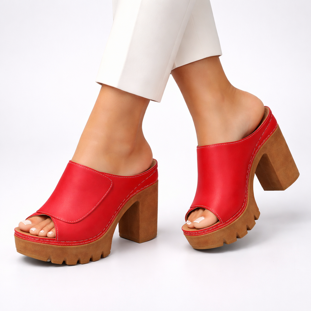 Damesloafers met Blokhak en Ondersteunende Platformzool Lizzy