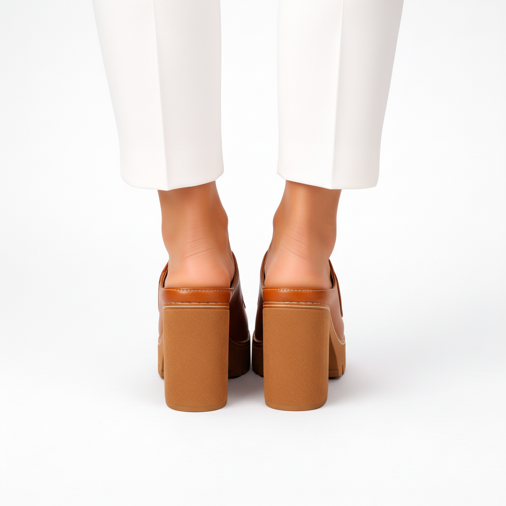Damesloafers met Blokhak en Ondersteunende Platformzool Lizzy