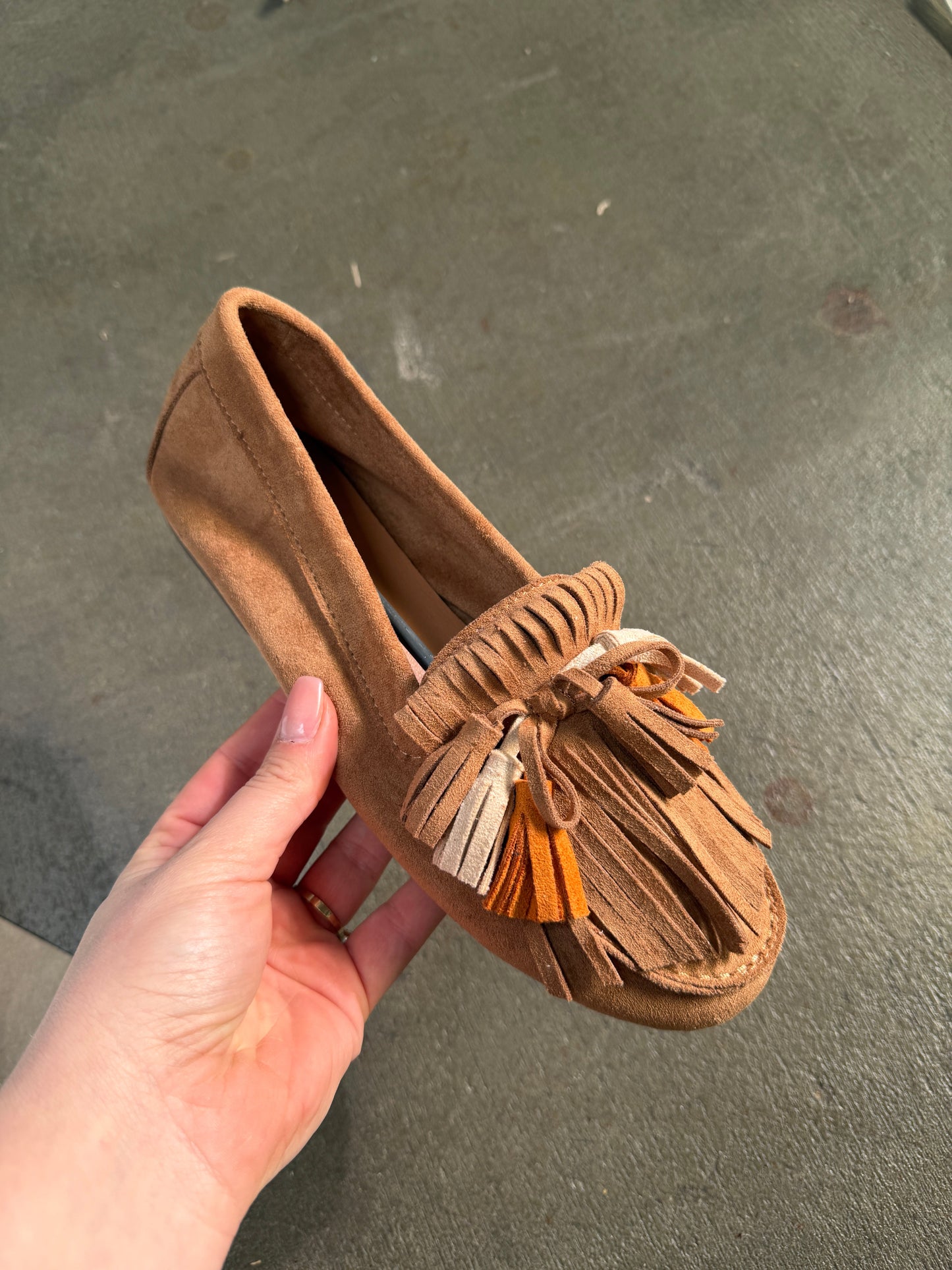 Damesloafers met Franjes en Strik Lizzy