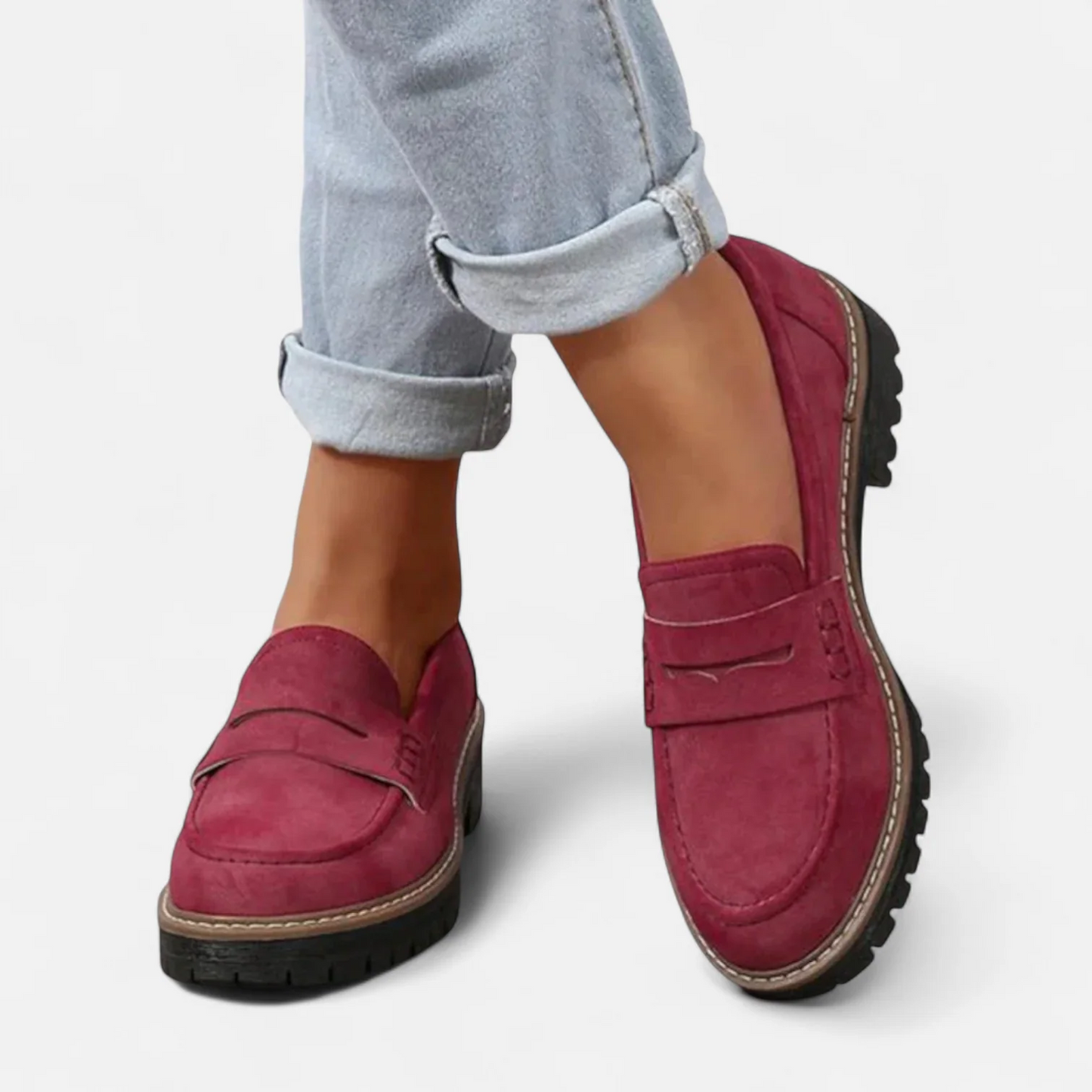 Damesloafers met Gewatteerde Zool en Zacht Imitatieleer Lizzy