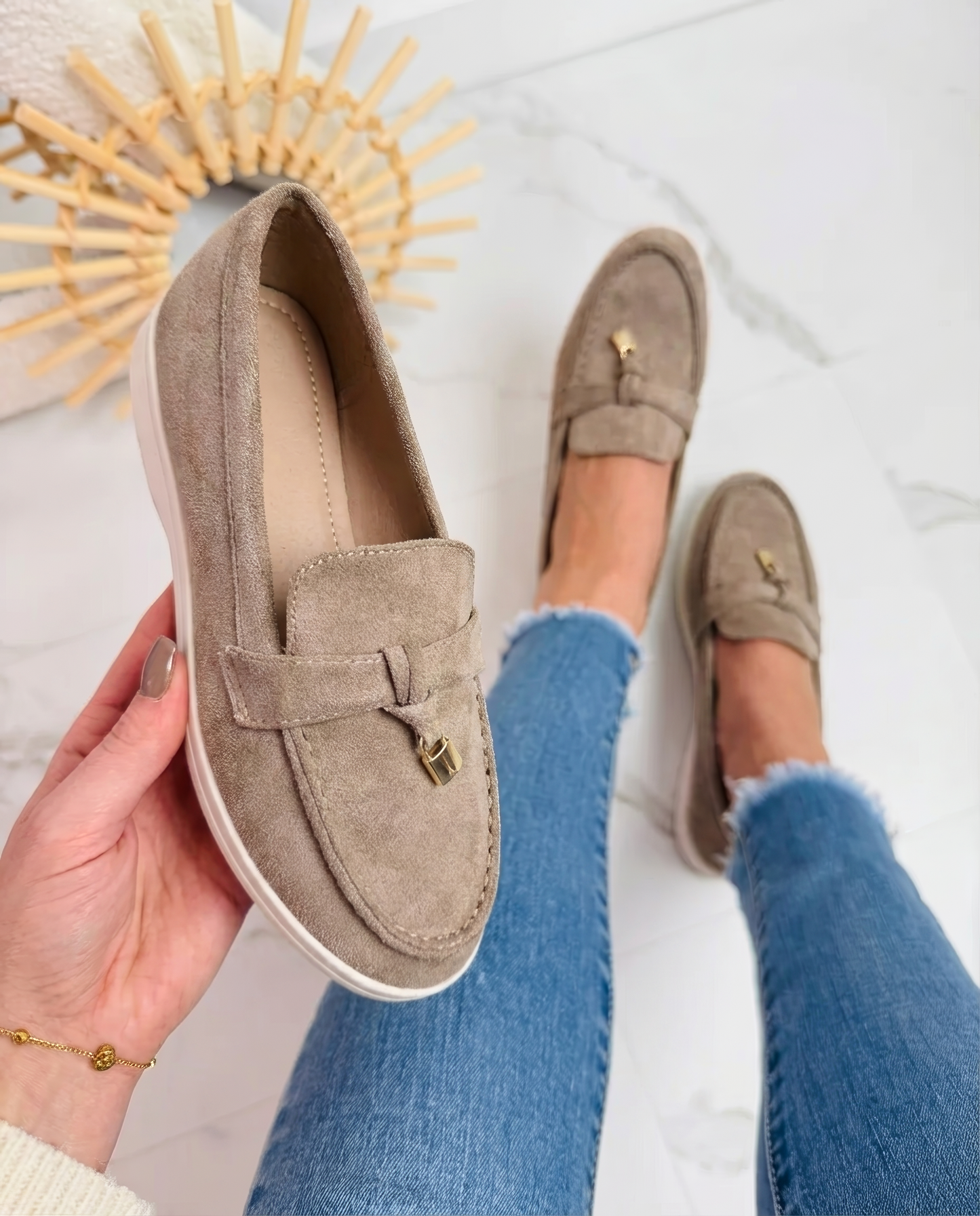 Damesloafers met Imitatieleer en Comfortabele Zool Lizzy
