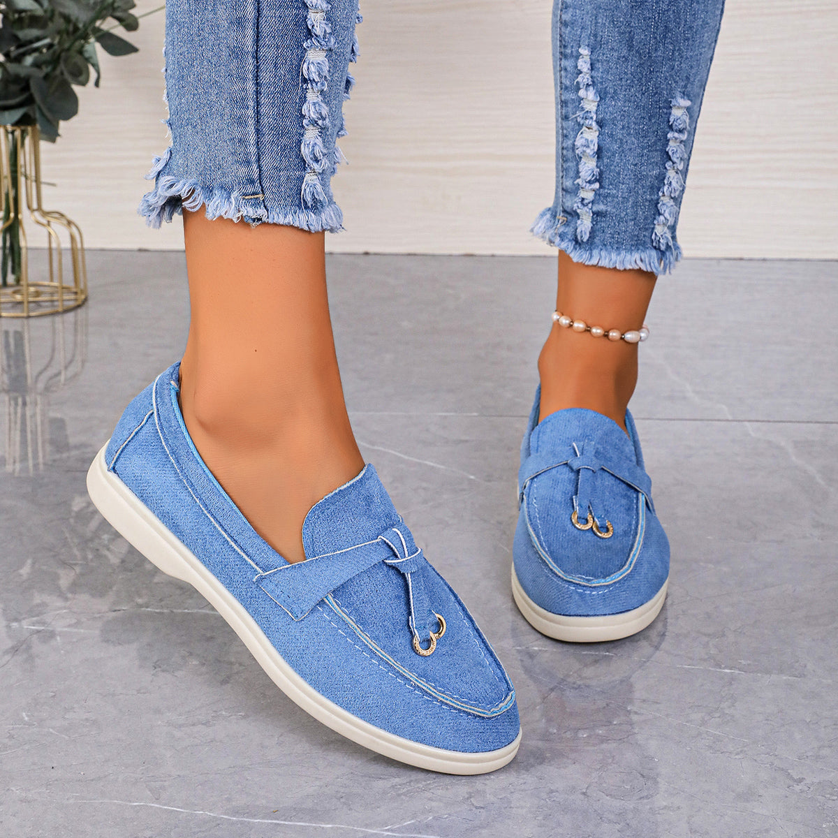Damesloafers met Kwastje en Zachte Voering Lizzy