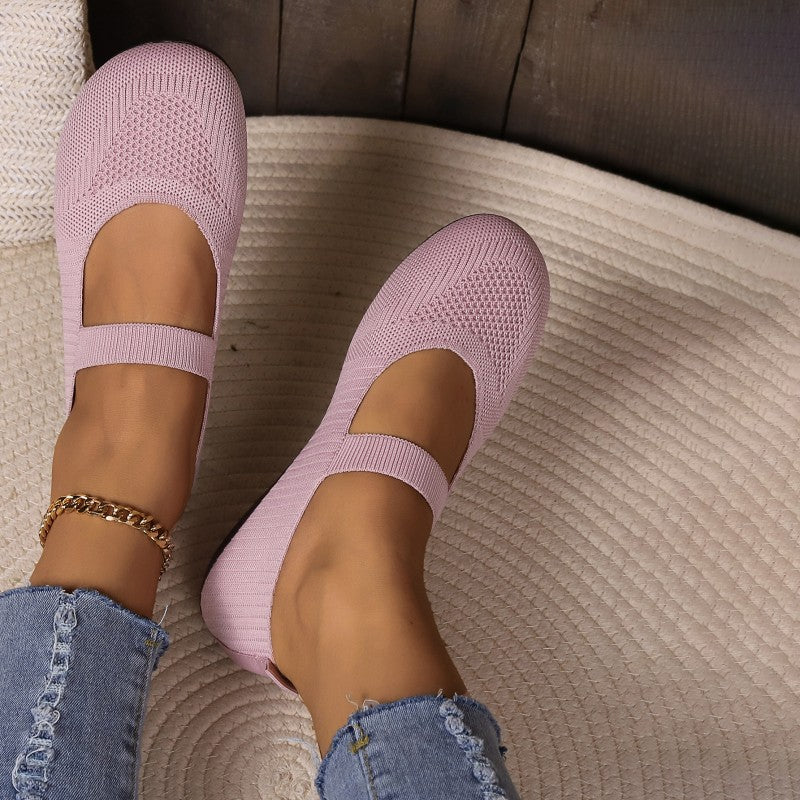 Damesloafers met Plat en Ademend Mesh Lizzy