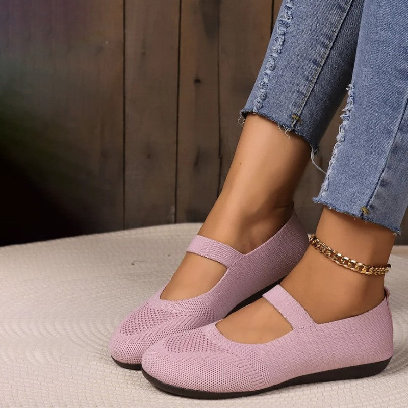 Damesloafers met Plat en Ademend Mesh Lizzy
