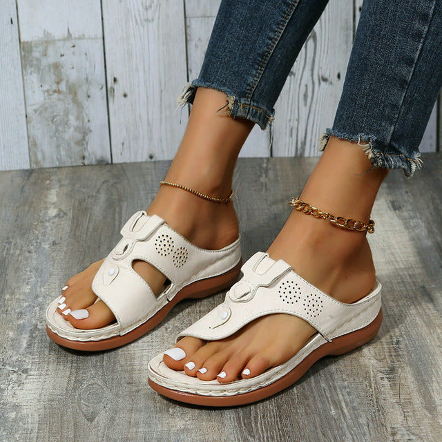 Damespantoffels met Antislip Zool en Ronde Neus Lizzy